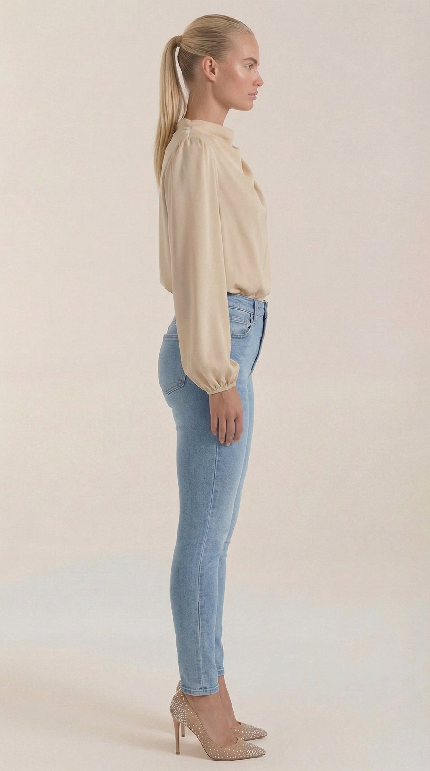 Camicia Donna Drappeggiata
