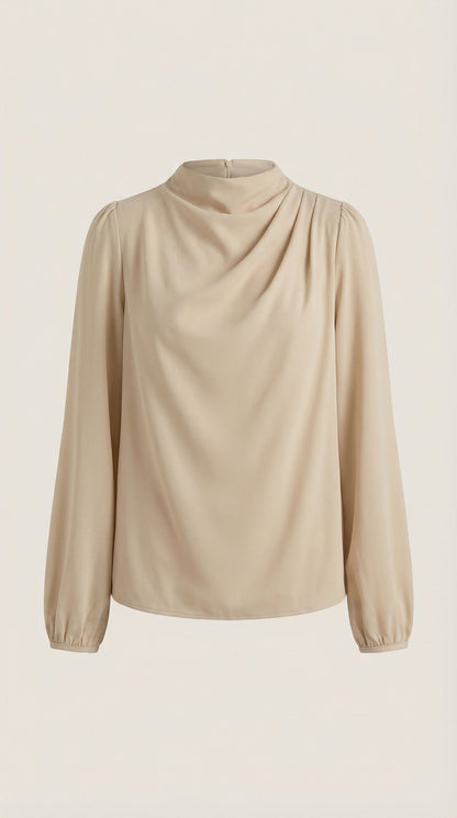 Camicia Donna Drappeggiata