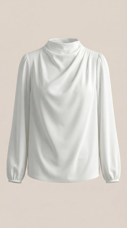 Camicia Donna Drappeggiata