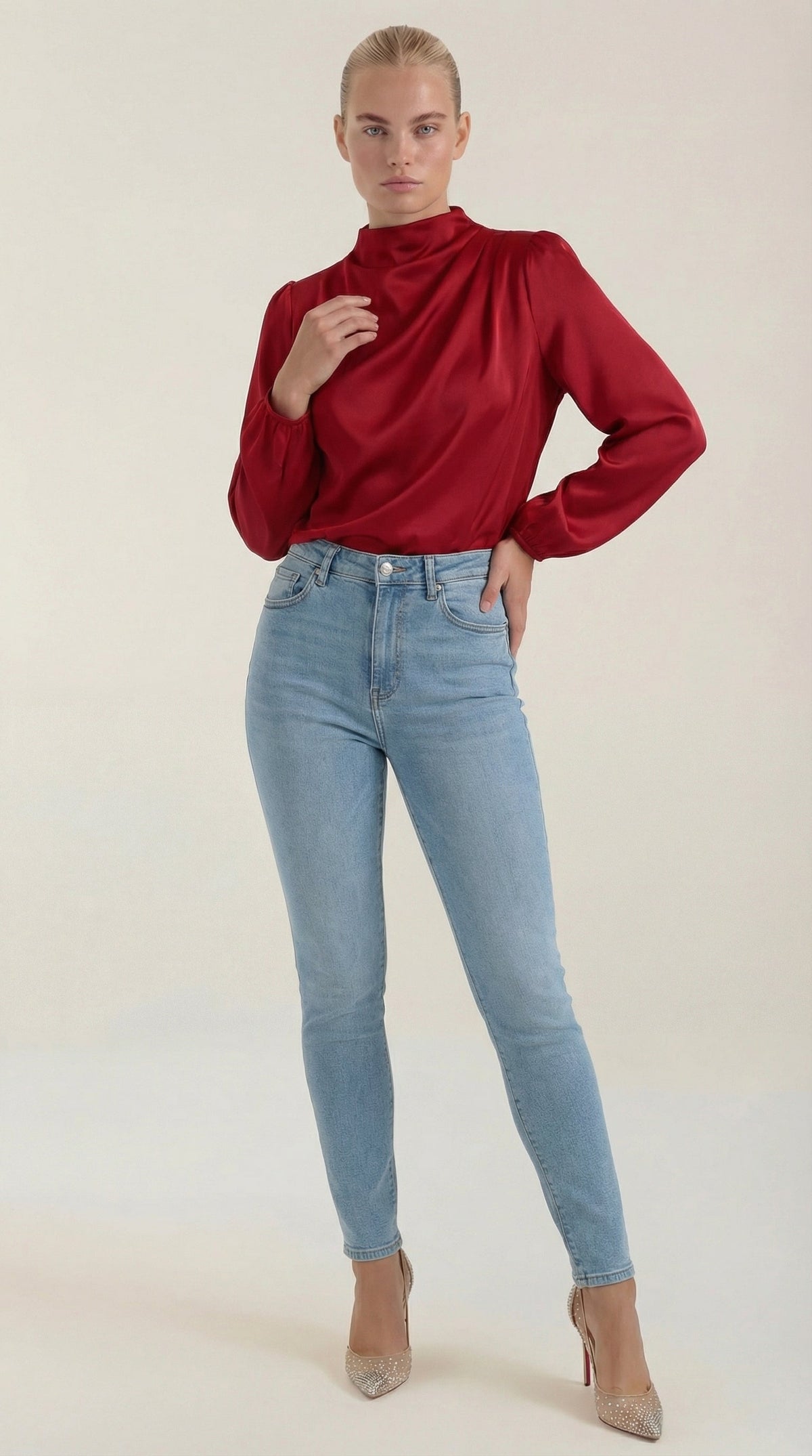 Camicia Donna Drappeggiata