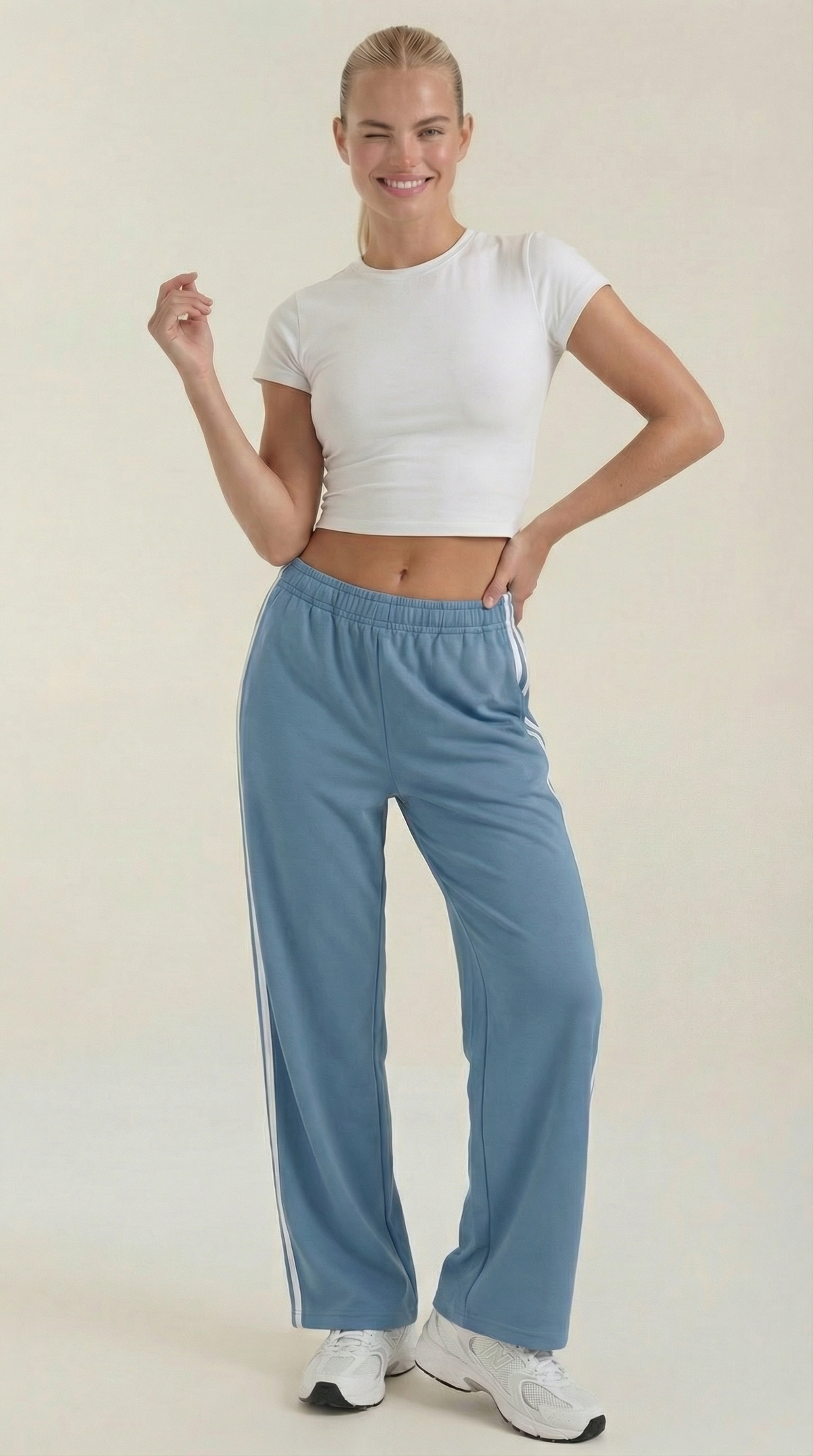 Pantaloni Sportivi Donna a Gamba Larga