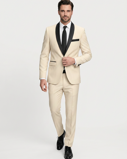 Abito Uomo Due Pezzi Elegante per Cerimonie Alta Gamma