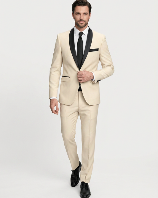 Abito Uomo Due Pezzi Elegante per Cerimonie Alta Gamma