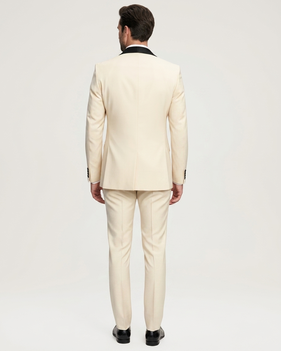 Abito Uomo Due Pezzi Elegante per Cerimonie Alta Gamma