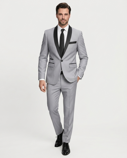 Abito Uomo Due Pezzi Elegante per Cerimonie Alta Gamma