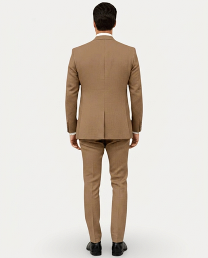 Abito Uomo Slim Fit in Lino Leggero Monopetto Due Bottoni