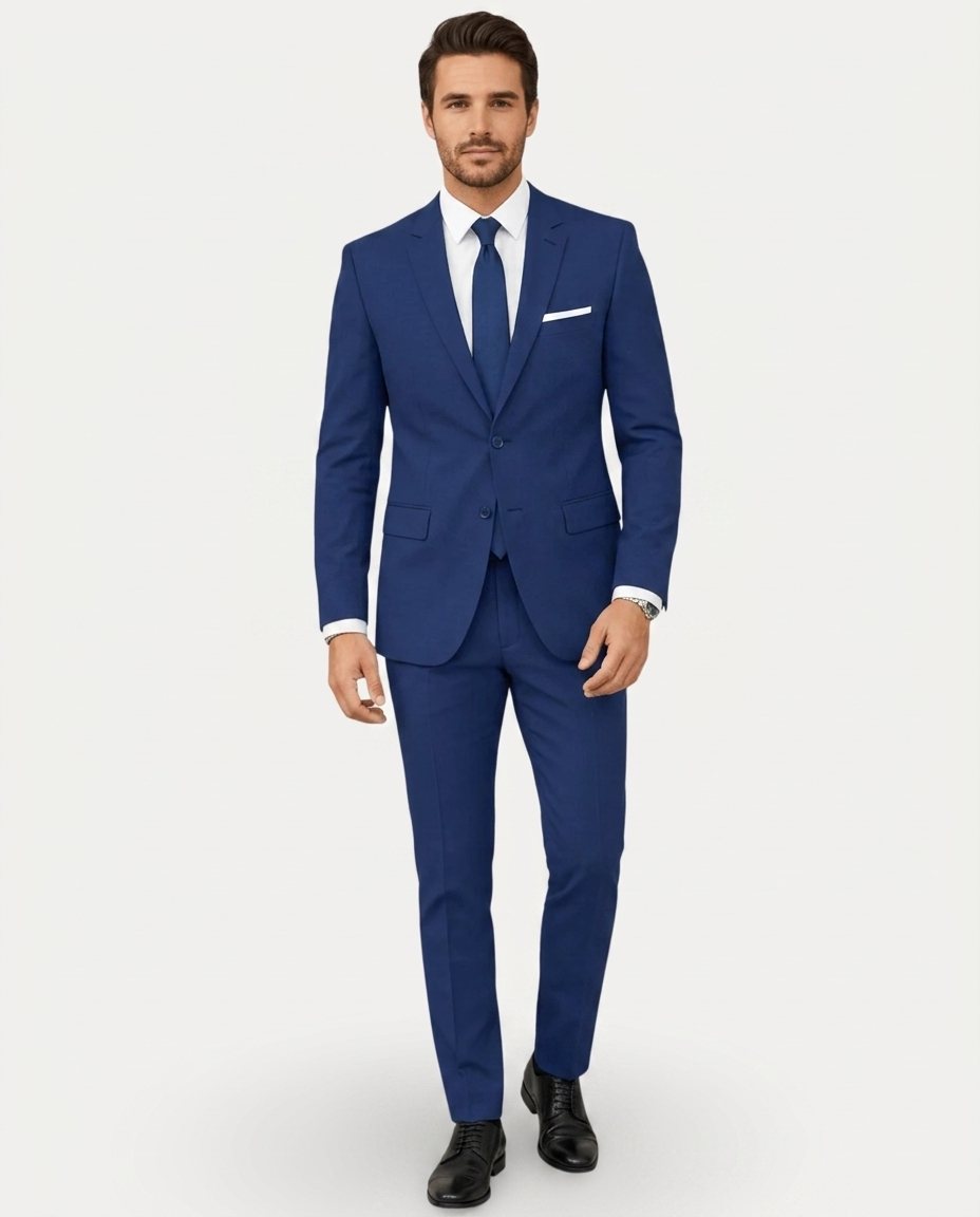 Abito Uomo Slim Fit in Lino Leggero Monopetto Due Bottoni
