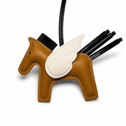 Charm Cavallo Alato in Pelle