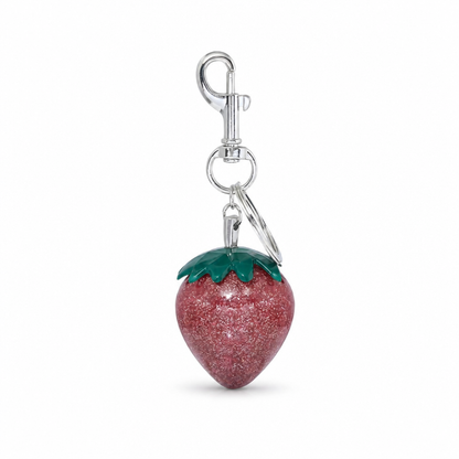 Silver Strawberry | Charm