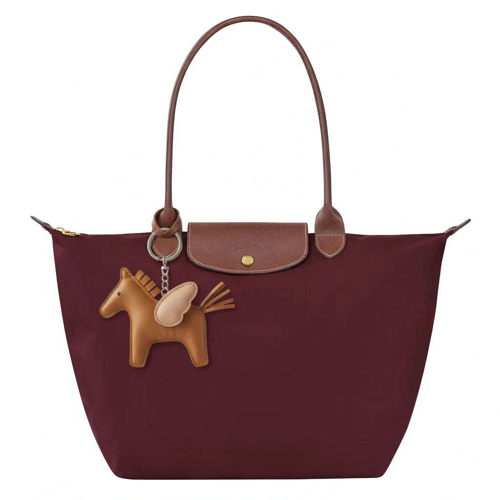 Charm Cavallo Alato in Pelle