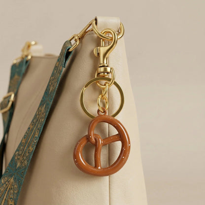 Portachiavi Pretzel Dorato