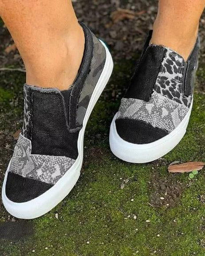 Slip-On Donna Stampa Leopardata