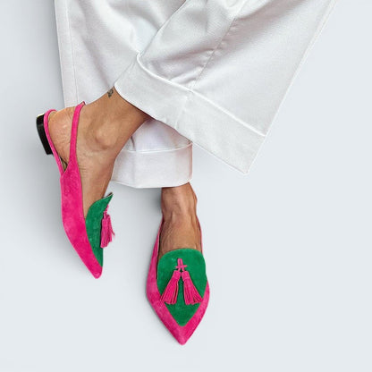 Loredana | Ballerine Donna con Frange e Cinturino