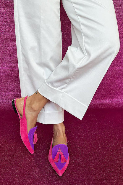 Loredana | Ballerine Donna con Frange e Cinturino