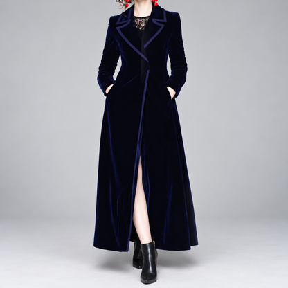 Serafina | Cappotto Lungo Donna in Velluto