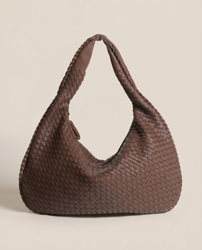 Borsa a Spalla Donna Intrecciata Capiente