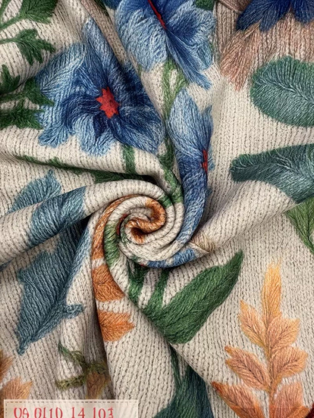 Birgit | Cardigan Donna con Stampa Botanica