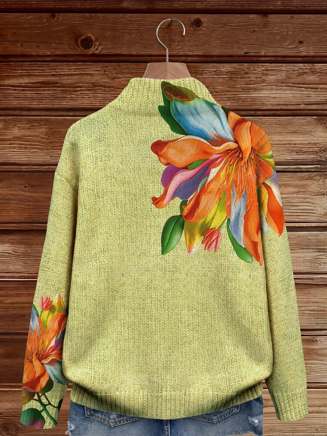 Claudia | Cardigan Donna con Gigli Colorati