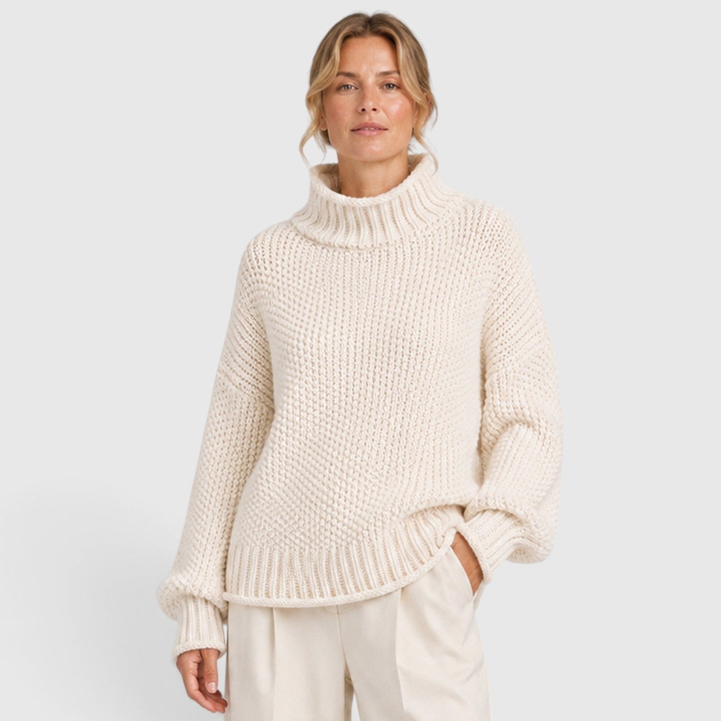 Maglione Dolcevita Donna Quotidiano