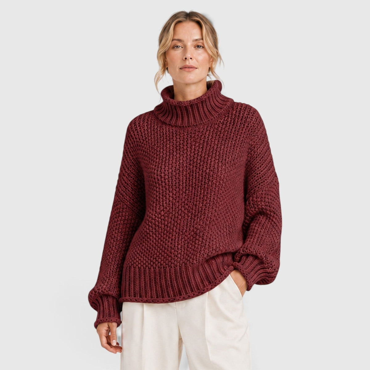 Maglione Dolcevita Donna Quotidiano