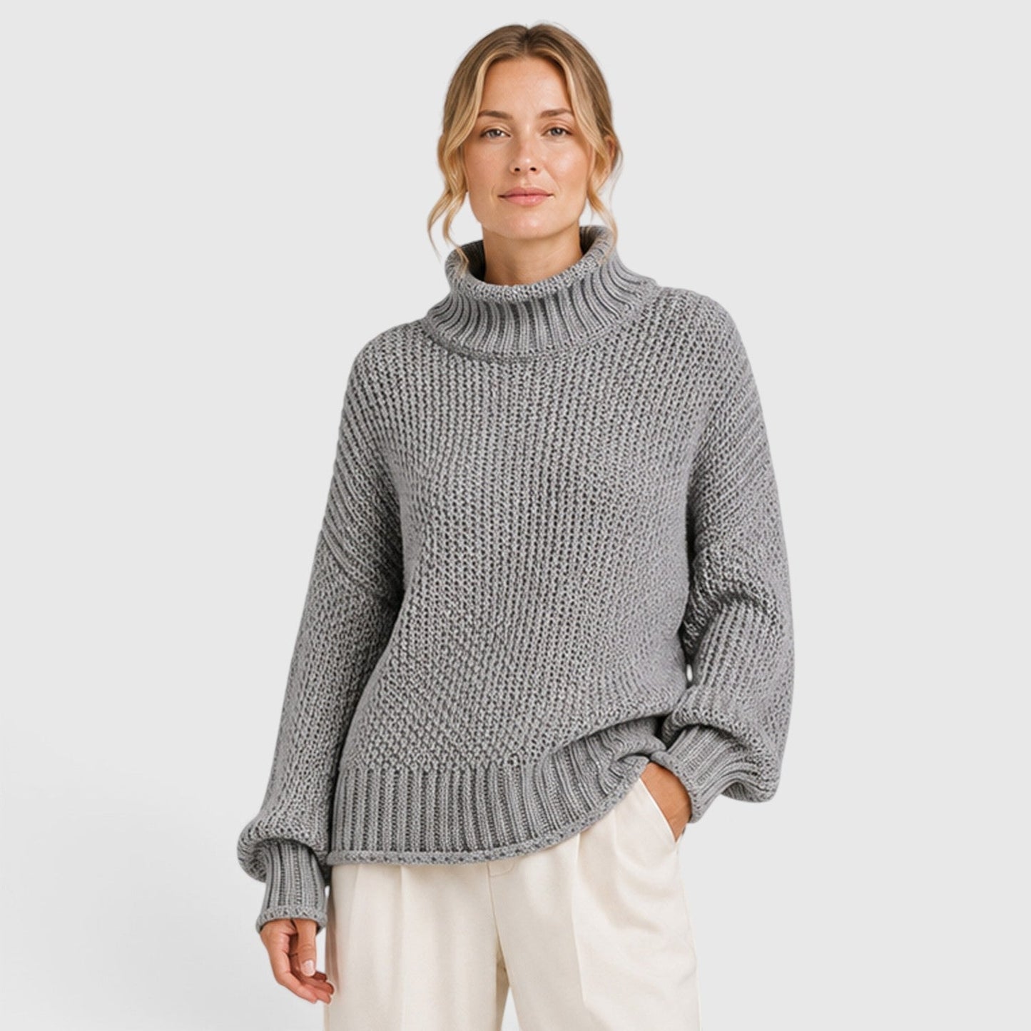 Maglione Dolcevita Donna Quotidiano