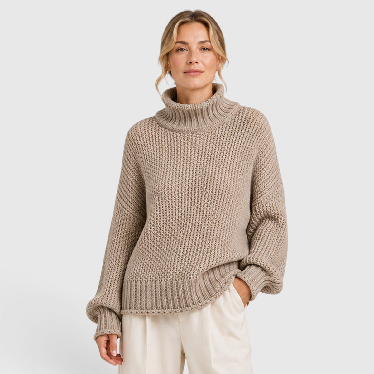 Maglione Dolcevita Donna Quotidiano
