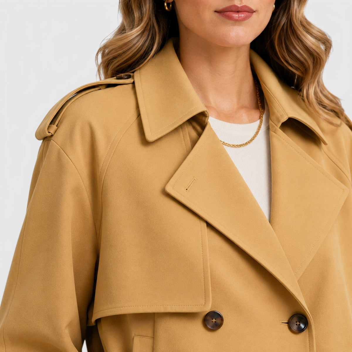 Trench Donna Doppiopetto Leggero