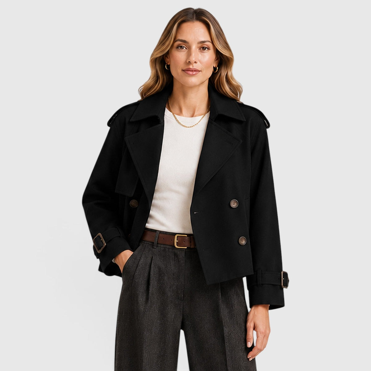 Trench Donna Doppiopetto Leggero
