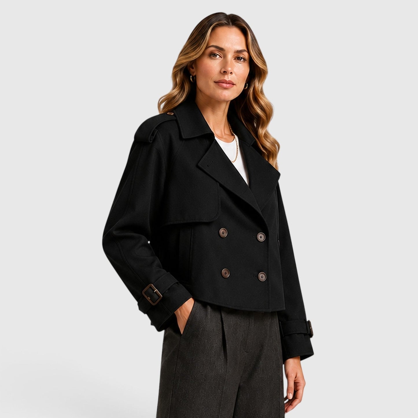 Trench Donna Doppiopetto Leggero