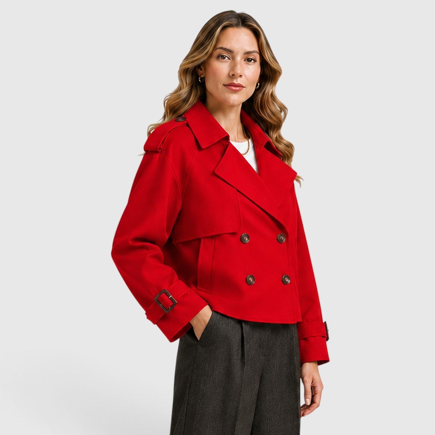 Trench Donna Doppiopetto Leggero