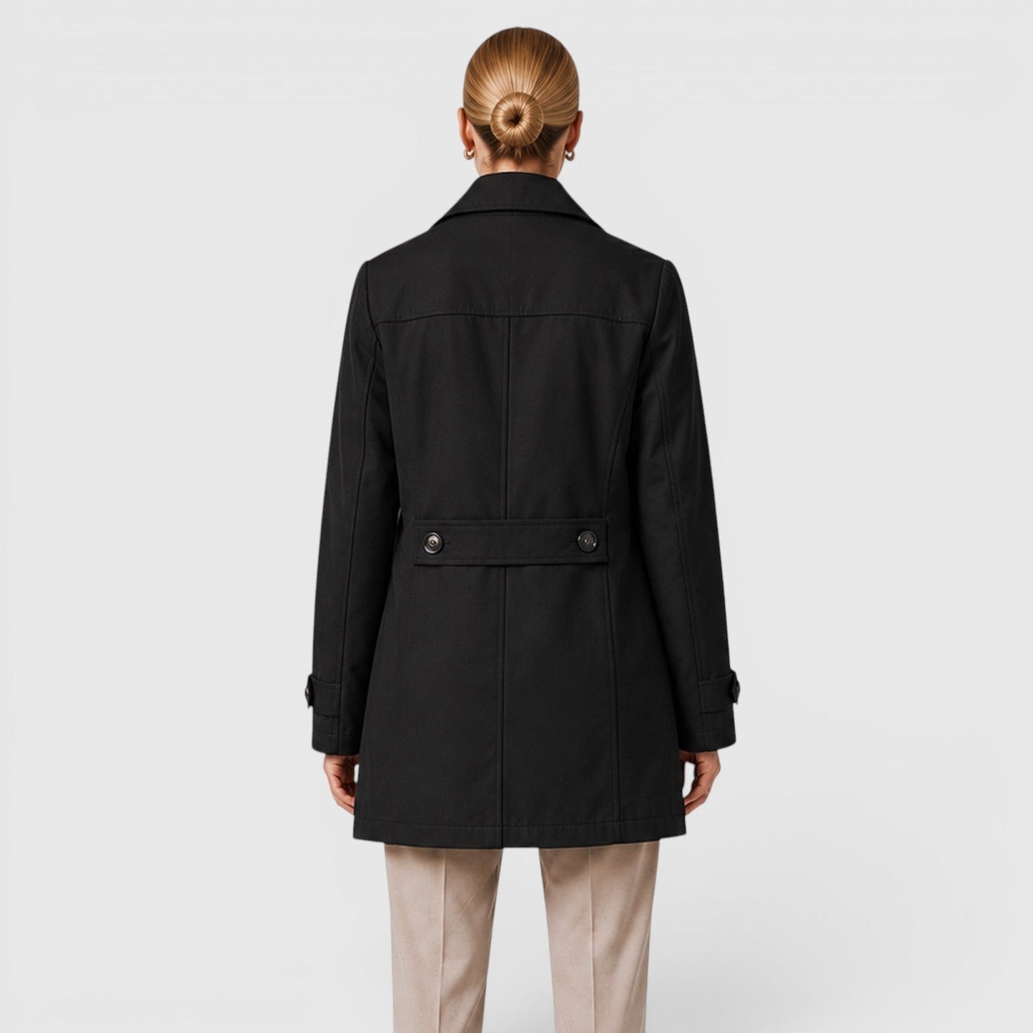 Trench Lungo Donna Slim Leggero