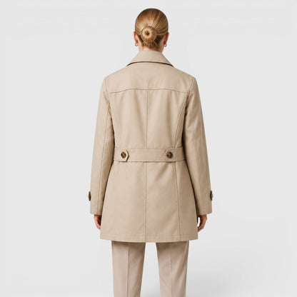 Trench Lungo Donna Slim Leggero