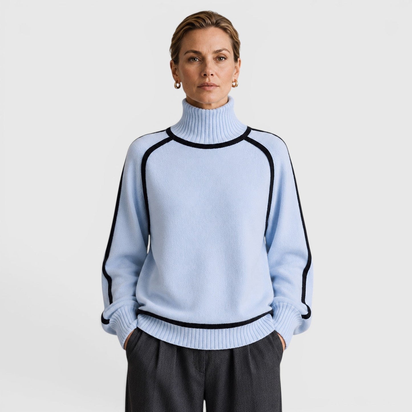 Maglione Dolcevita Donna Ampio