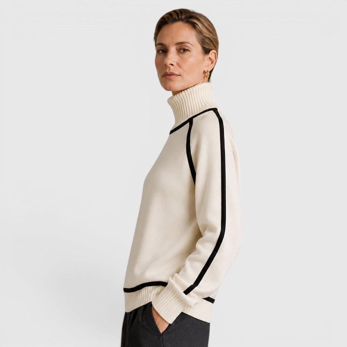 Maglione Dolcevita Donna Ampio
