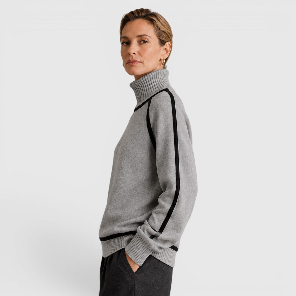 Maglione Dolcevita Donna Ampio