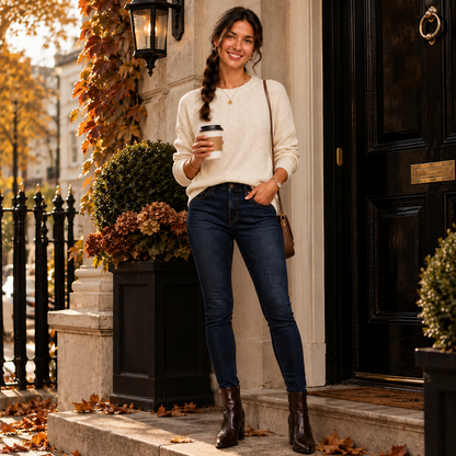 Maglione Donna Girocollo in Ciniglia