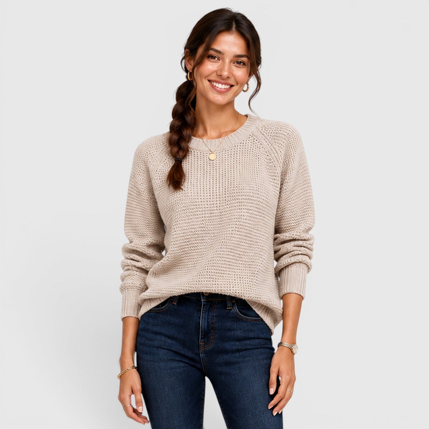 Maglione Donna Girocollo in Ciniglia