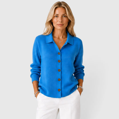 Cardigan Donna in Maglia con Colletto