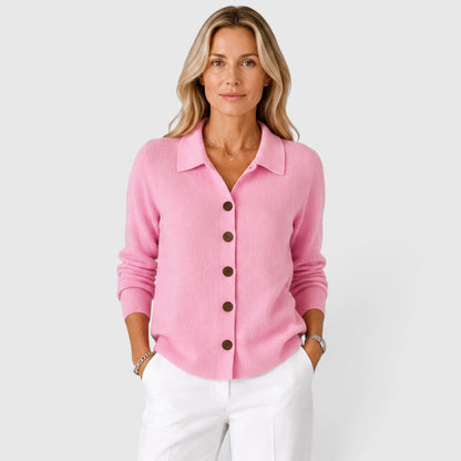 Cardigan Donna in Maglia con Colletto