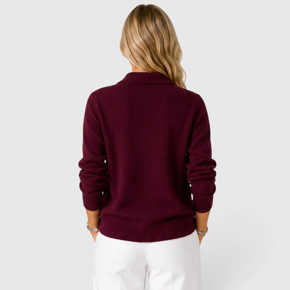 Cardigan Donna in Maglia con Colletto