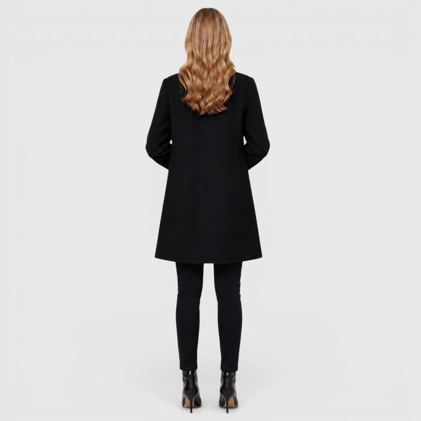Cappotto Lungo Donna in Misto Lana