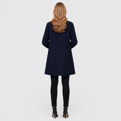 Cappotto Lungo Donna in Misto Lana