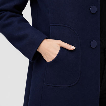 Cappotto Lungo Donna in Misto Lana