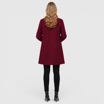 Cappotto Lungo Donna in Misto Lana