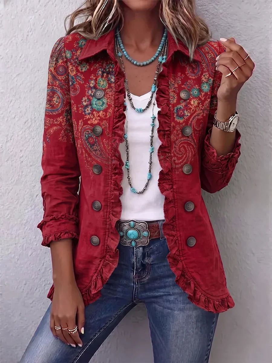 Inmaculada | Giacca Donna Paisley con Volant