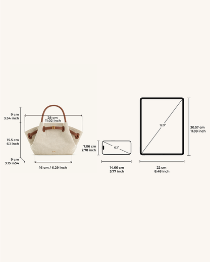 Borsa Katelle Raffia