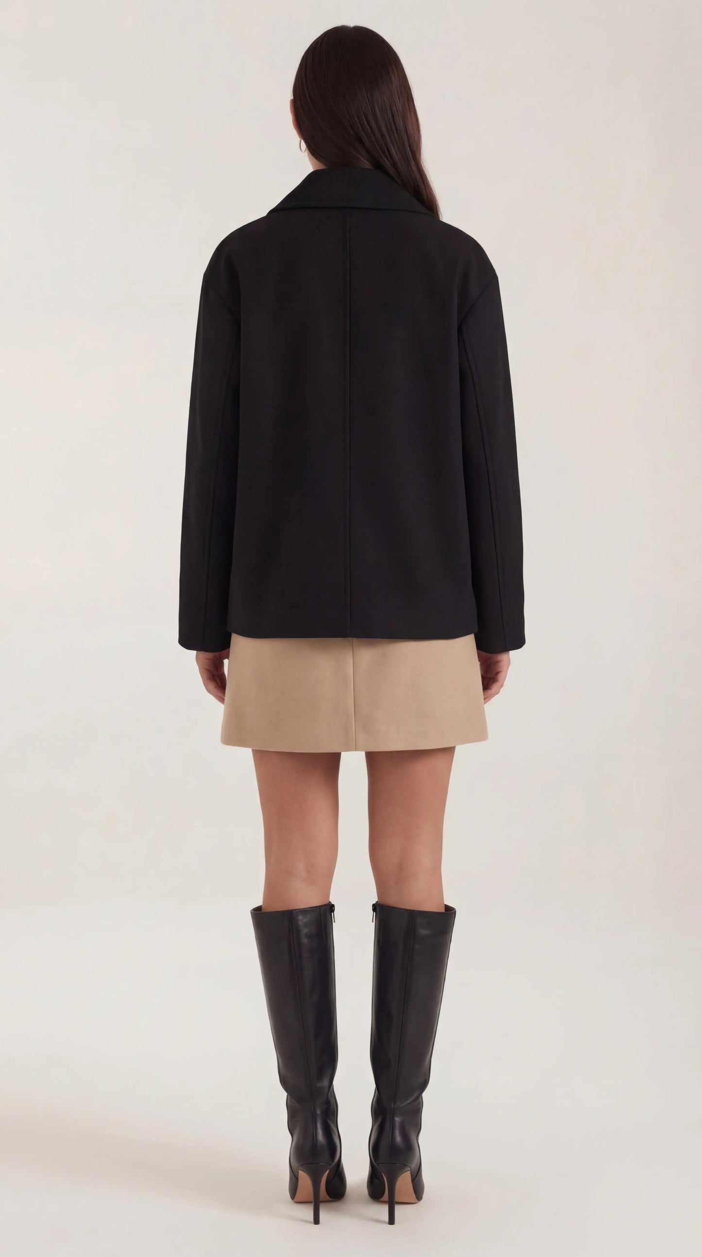 Cappotto Oversize Donna con Chiusura Asimmetrica