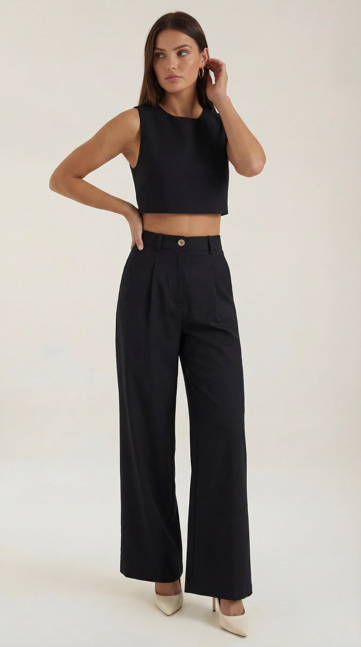 Completo Donna con Top Cropped