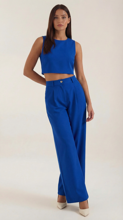 Completo Donna con Top Cropped