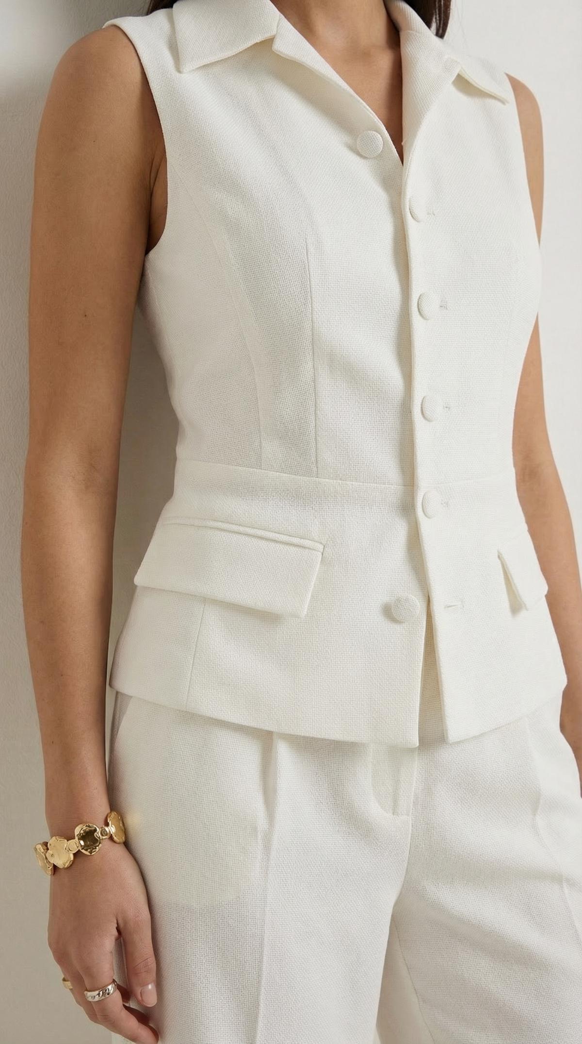Completo Donna Gilet e Pantaloni Sartoriale